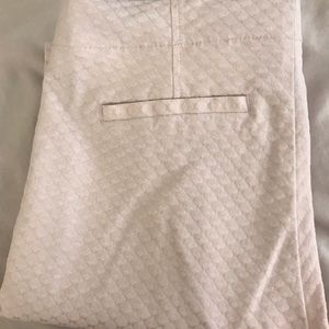 Crosby stretch crop work pants size 6 light pink